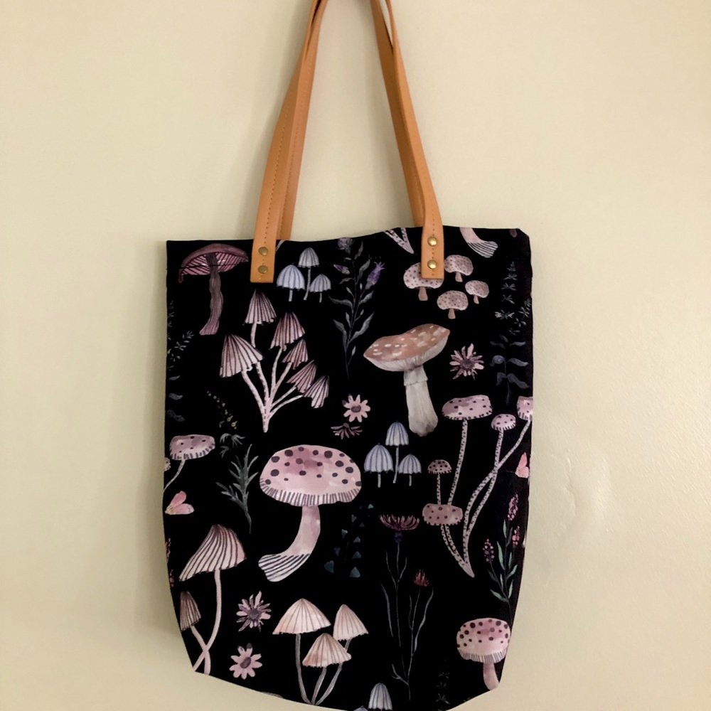 Cottagecore Mushroom Tote NWOT